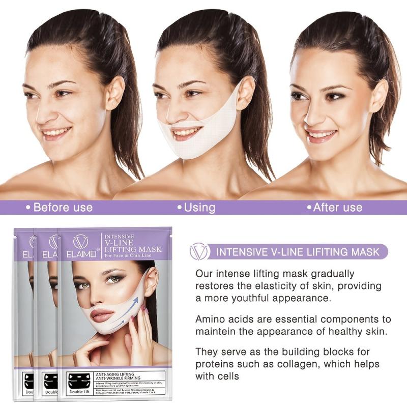 V Line Shaping Face Masks Double Chin Reducer Neck Lift Tape