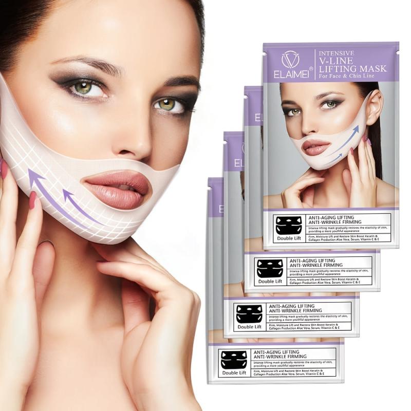 V Line Shaping Face Masks Double Chin Reducer Neck Lift Tape