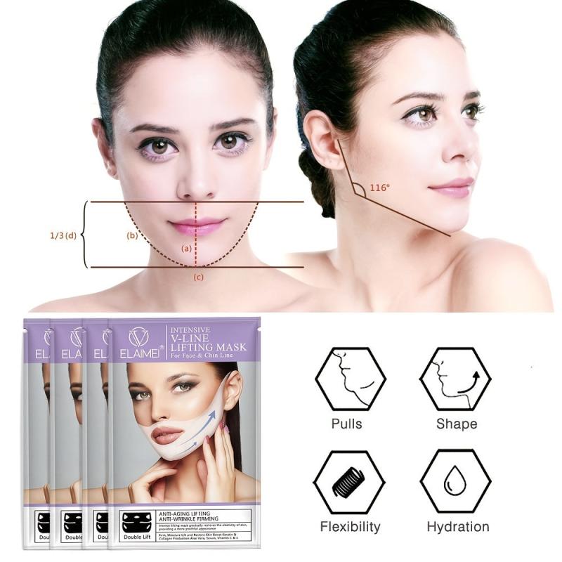 V Line Shaping Face Masks Double Chin Reducer Neck Lift Tape