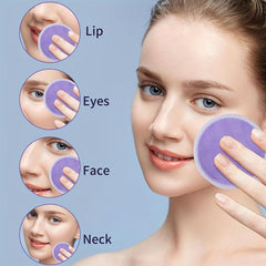 12pcs Colorful Makeup Remover Towel Mesh Bag Soft and Reusable Washable Puff