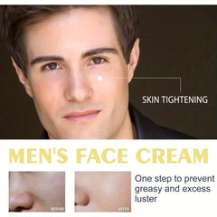 Men Face Cream with Retinol Hyaluronic Acid Vitamin E 1.76 Oz