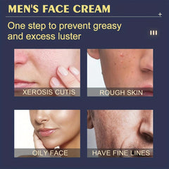 Men Face Cream with Retinol Hyaluronic Acid Vitamin E 1.76 Oz