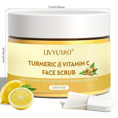 Vitamin C & Turmeric Face Scrub Cream