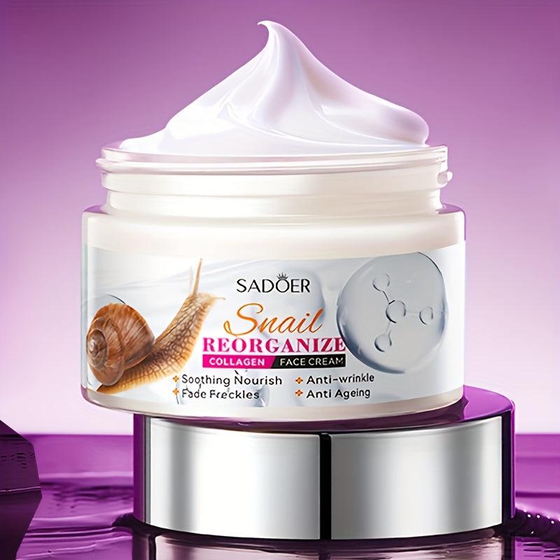 50g Collagen Night Cream Hydrates Skin, Shrink Pores, Fight Dark Circles