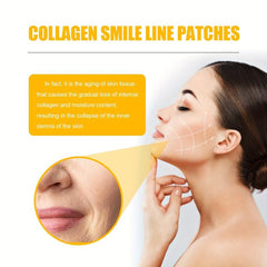 Collagen Laugh Line Patch 10pcs Facial Smoothing