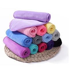 Flannel Cleansing Soft Makeup Remover Towel Reusable 3pcs