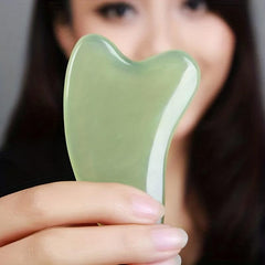Jade Gua Sha Stone Board Massage Set
