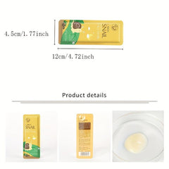 10 Pcs Snail Face Mask Moisturizing Travel Smooth Wrinkle
