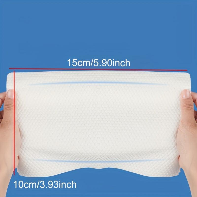 100 Pcs Disposable Face Towel Soft Dry Wipes Facial Cloths Towelettes