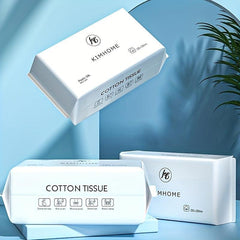 100 Pcs Disposable Face Towel Soft Dry Wipes Facial Cloths Towelettes