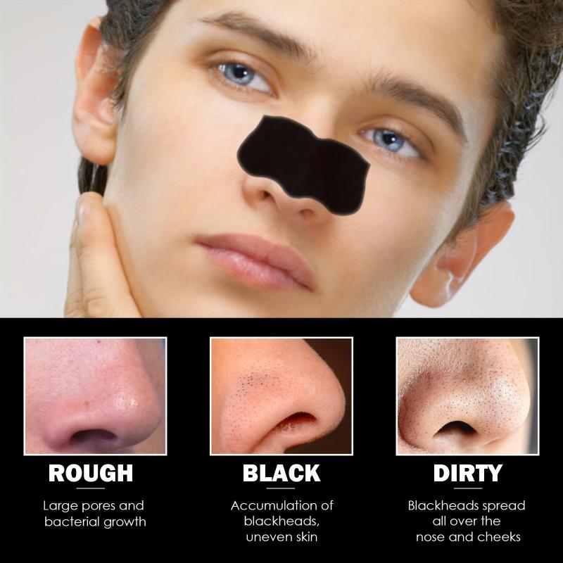 Men's Blackhead Patch Tightens Pores Nose Acne Blackheads Cleanses Shrinks
