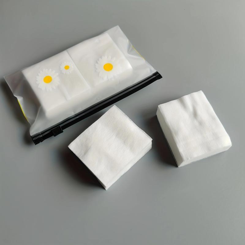 100 Pcs Makeup Remover Pads Non Woven Disposable Facial Wipes