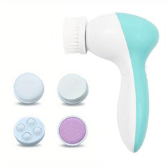 3D Bilateral Silicone Facial Cleanser Brush Soft Bristles - Men and Women
