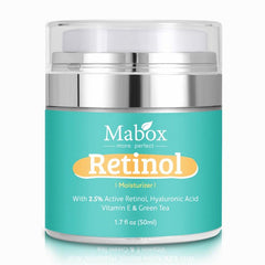 Mabox Retinol Moisturizer Cream, Hyaluronic Acid, Vitamin E, Anti-Aging Formula