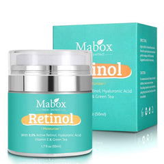 Mabox Retinol Moisturizer Cream, Hyaluronic Acid, Vitamin E, Anti-Aging Formula