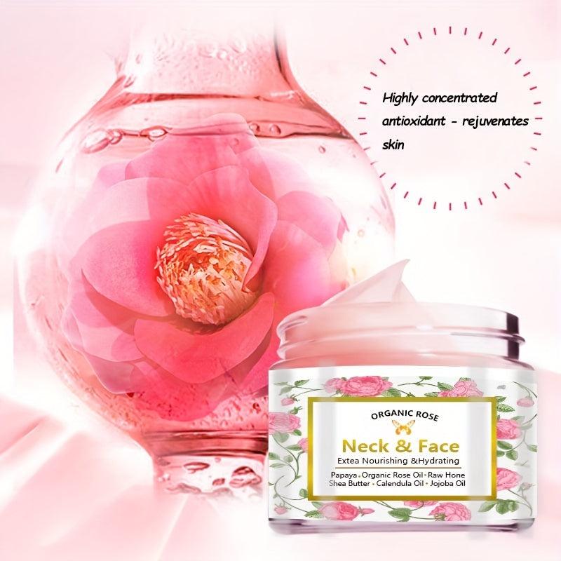 Rose Skin Firming Cream - Moisturizes Lifts Firms Smoothes Wrink