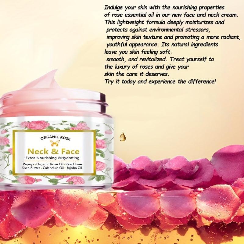 Rose Skin Firming Cream - Moisturizes Lifts Firms Smoothes Wrink