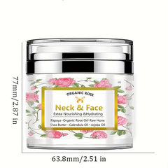 Rose Skin Firming Cream - Moisturizes Lifts Firms Smoothes Wrink