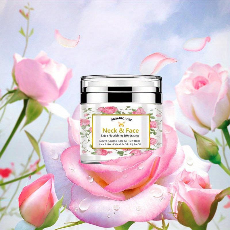 Rose Skin Firming Cream - Moisturizes Lifts Firms Smoothes Wrink