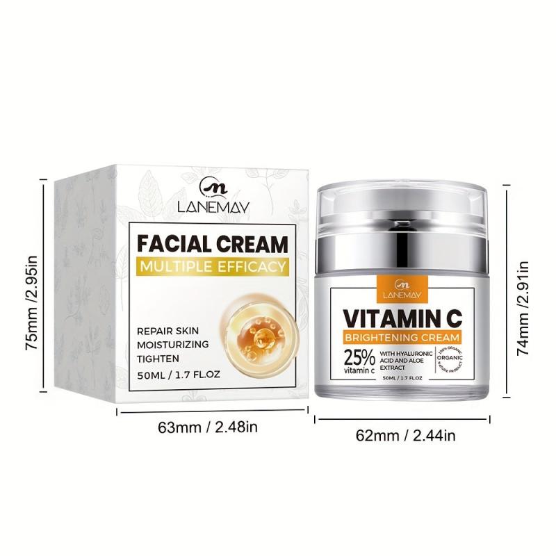 Organic Vitamin C Face Moisturizer Cream Hydrating Firming