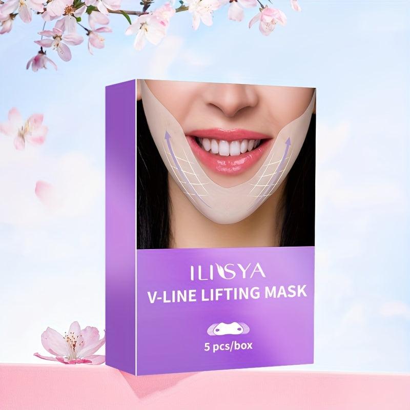V Shape Facial Mask Lift Tightening Skin Wrinkle Patches Overnight