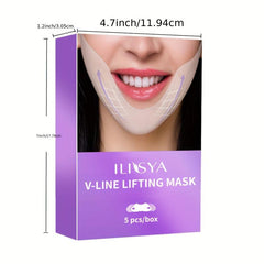 V Shape Facial Mask Lift Tightening Skin Wrinkle Patches Overnight