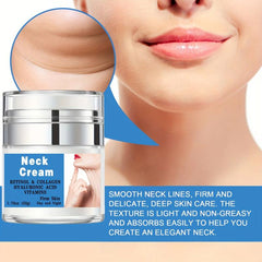 Retinol Neck Cream Collagen Hyaluronic Acid Vitamin E Wrinkle Smoothing
