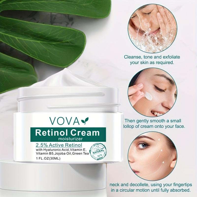 Retinol Cream For Face Moisturizer with 2.5% Retinol & Hyaluronic Acid