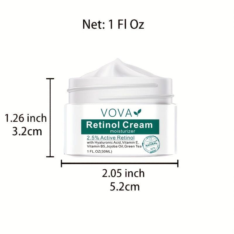 Retinol Cream For Face Moisturizer with 2.5% Retinol & Hyaluronic Acid