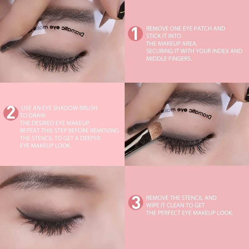 Eyeliner Eyebrows Eye Shadow Stencils Quick Easy Makeup Tool