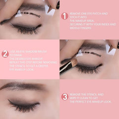 Eyeliner Eyebrows Eye Shadow Stencils Quick Easy Makeup Tool