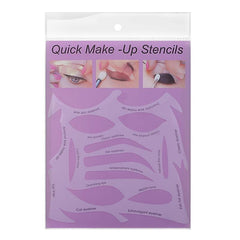 Eyeliner Eyebrows Eye Shadow Stencils Quick Easy Makeup Tool