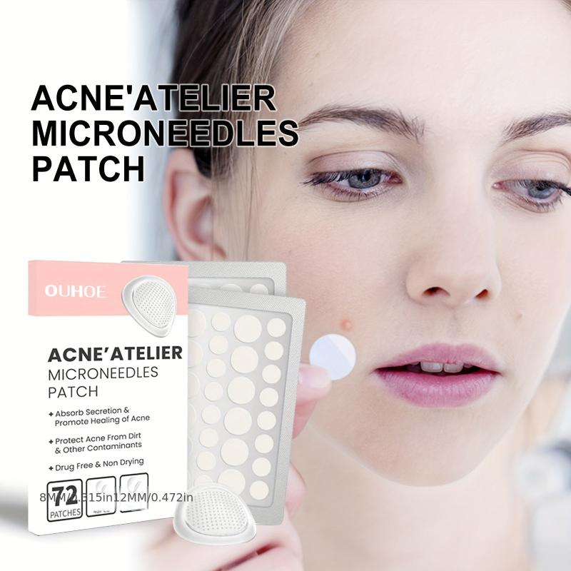 72 Pcs Acne Pimple Patch Hydrocolloid Covering Zits Blemishes Spot Stickers