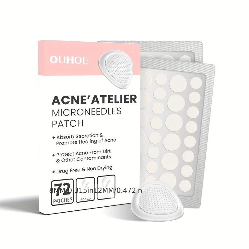 72 Pcs Acne Pimple Patch Hydrocolloid Covering Zits Blemishes Spot Stickers