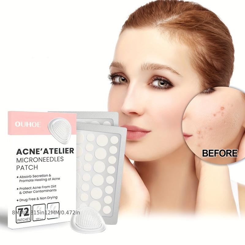 72 Pcs Acne Pimple Patch Hydrocolloid Covering Zits Blemishes Spot Stickers
