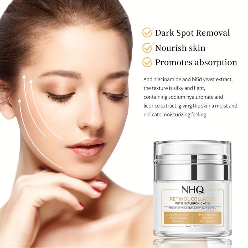 Retinol Face Cream with Hyaluronic Acid - Moisturizes, Repairs, and Smooths Skin