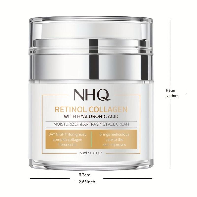 Retinol Face Cream with Hyaluronic Acid - Moisturizes, Repairs, and Smooths Skin