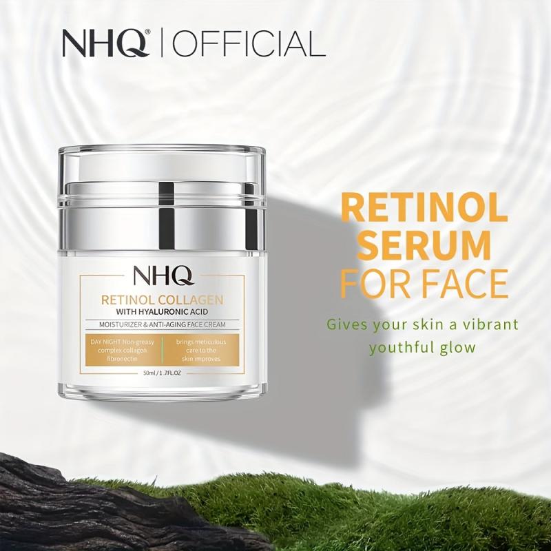 Retinol Face Cream with Hyaluronic Acid - Moisturizes, Repairs, and Smooths Skin