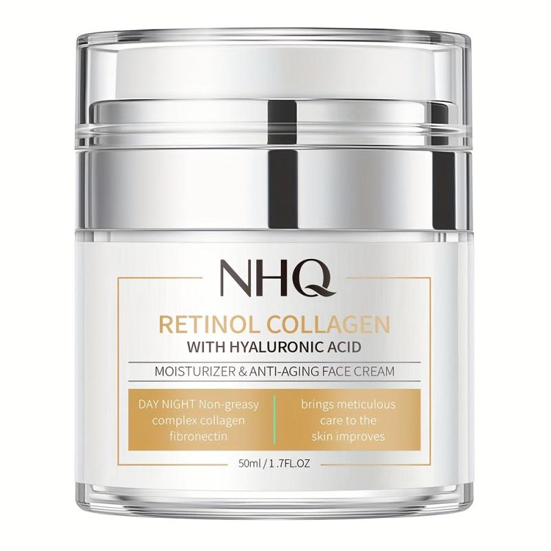 Retinol Face Cream with Hyaluronic Acid - Moisturizes, Repairs, and Smooths Skin