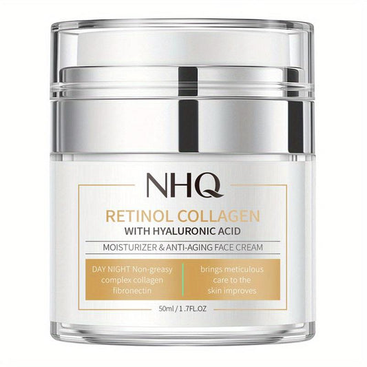 Retinol Face Cream with Hyaluronic Acid - Moisturizes, Repairs, and Smooths Skin
