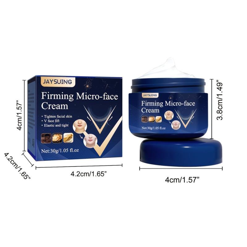 V Face Firming Cream Tighten Facial Skin Reduce Double Chin Smoothes Wrinkles