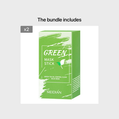 Green Tea Cleansing Mask Stick Deep Cleanse Blackhead Stick For Face