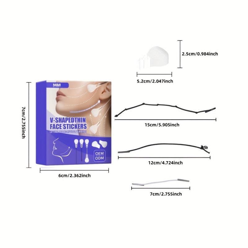 60pcs Instant Neck & Face Lifting Tape + Collagen Boosting Scrub & Wash