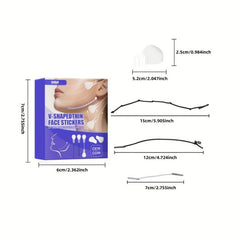 60pcs Instant Neck & Face Lifting Tape + Collagen Boosting Scrub & Wash