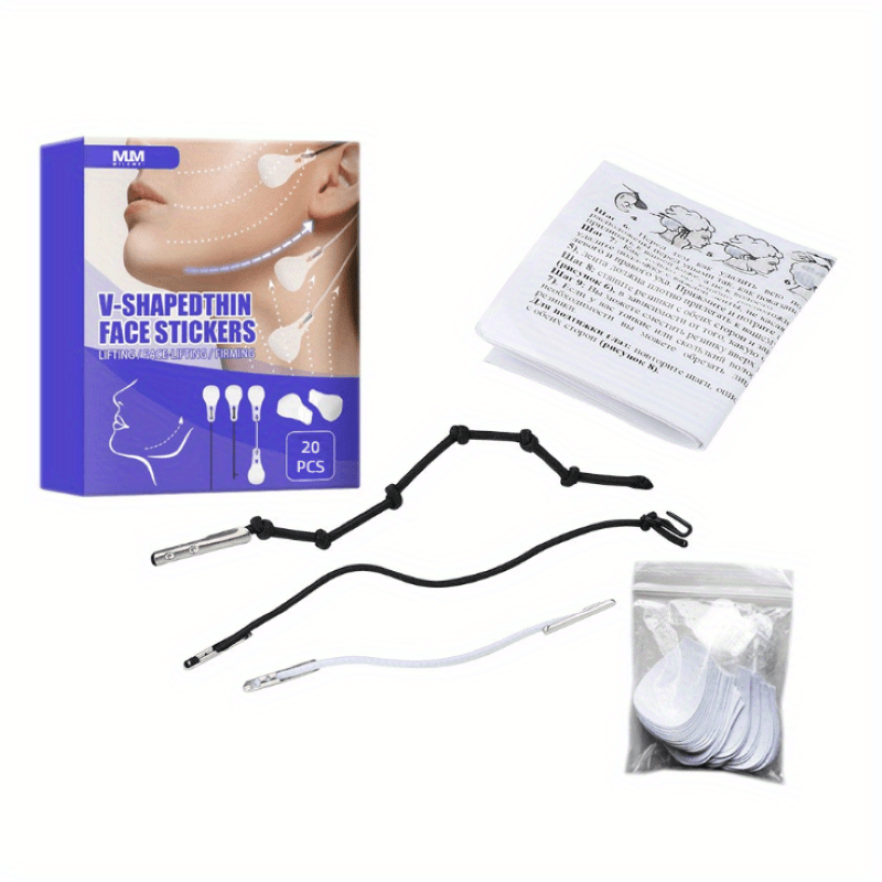 60pcs Instant Neck & Face Lifting Tape + Collagen Boosting Scrub & Wash