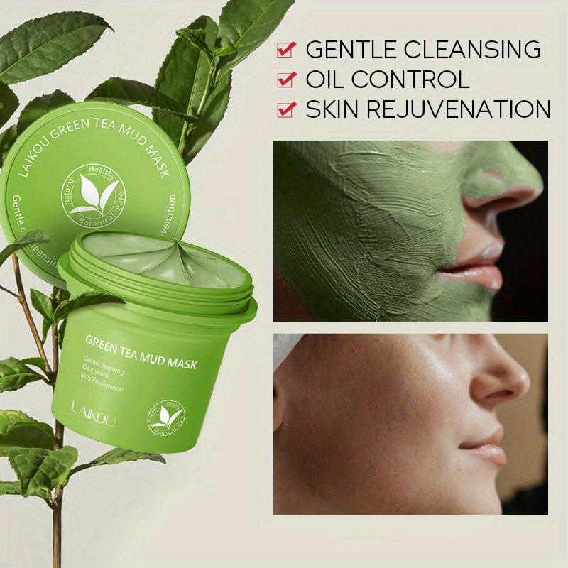 2pcs 100g Green Tea Mud Mask Nourishing Antioxidant