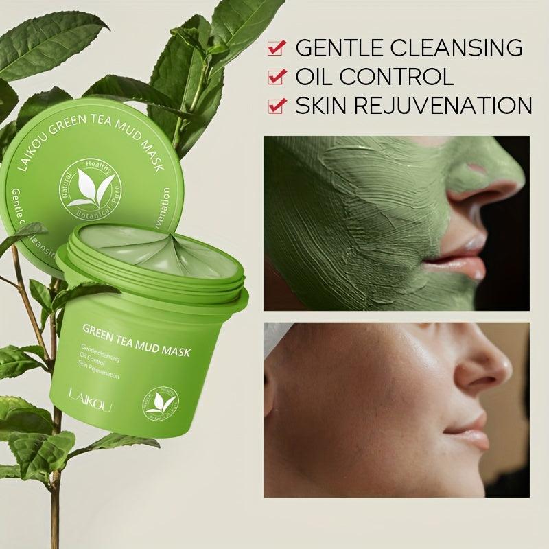 2pcs 100g Green Tea Mud Mask Nourishing Antioxidant