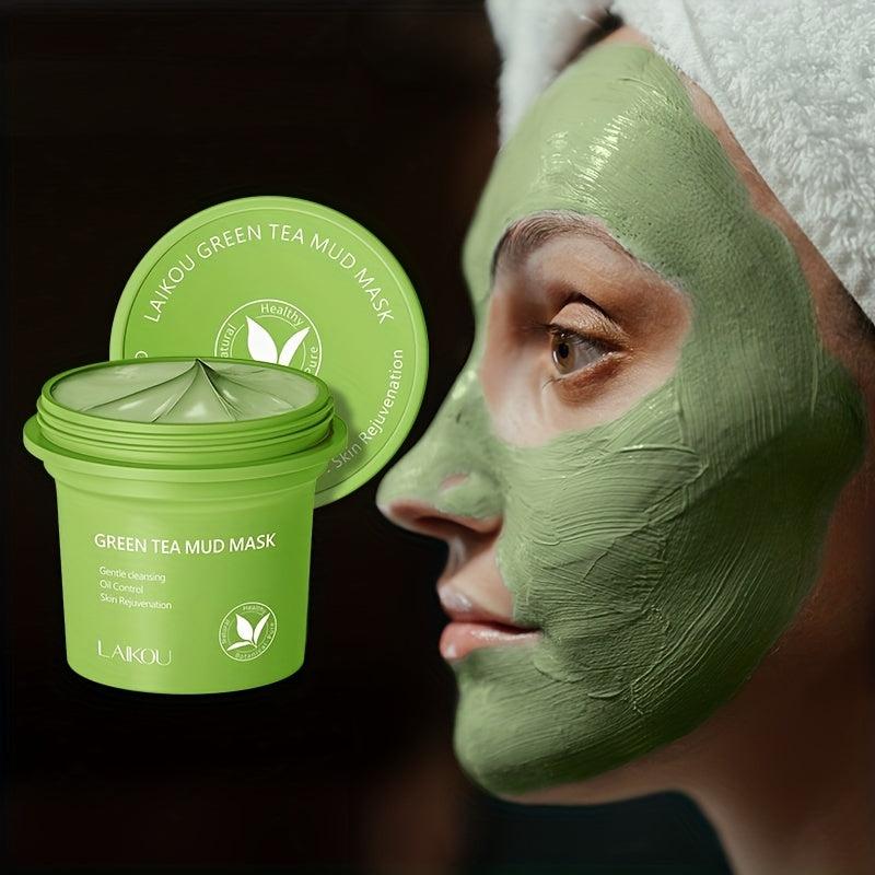 2pcs 100g Green Tea Mud Mask Nourishing Antioxidant