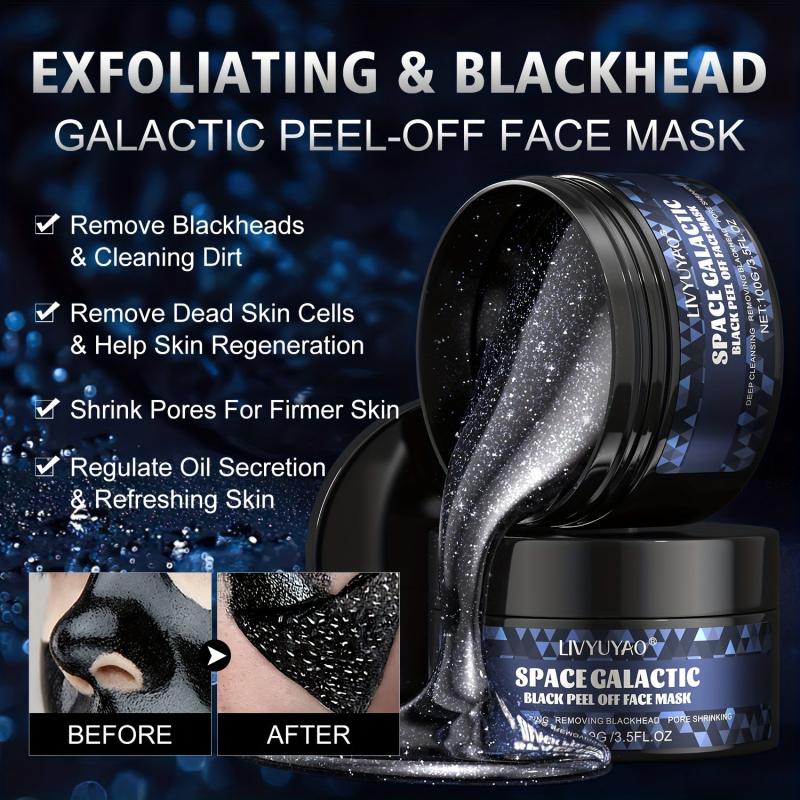 Charcoal Blackhead Remover Mask Peel Off Face Mask with Brush