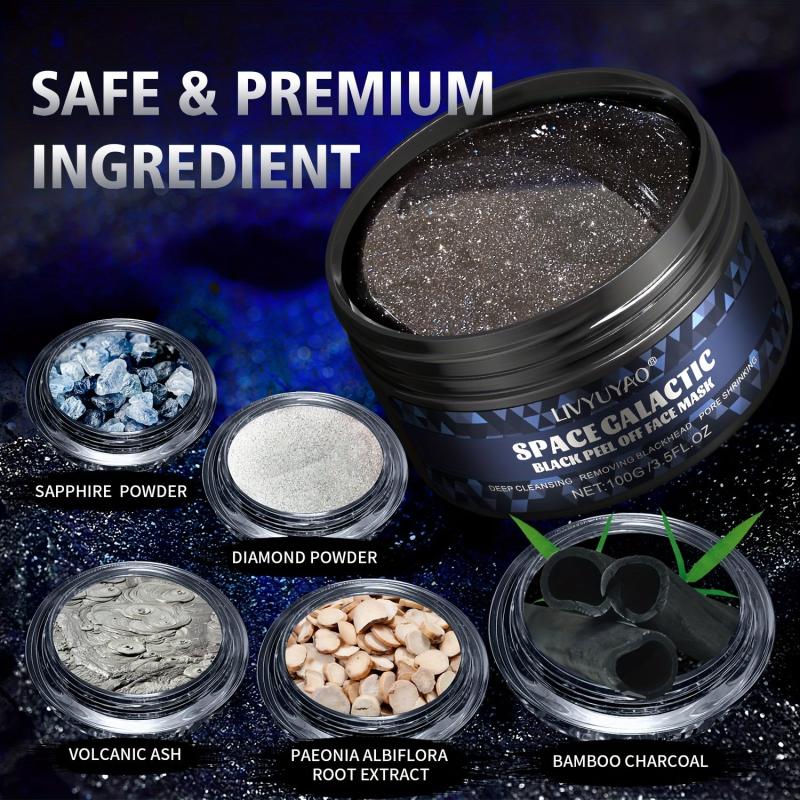 Charcoal Blackhead Remover Mask Peel Off Face Mask with Brush